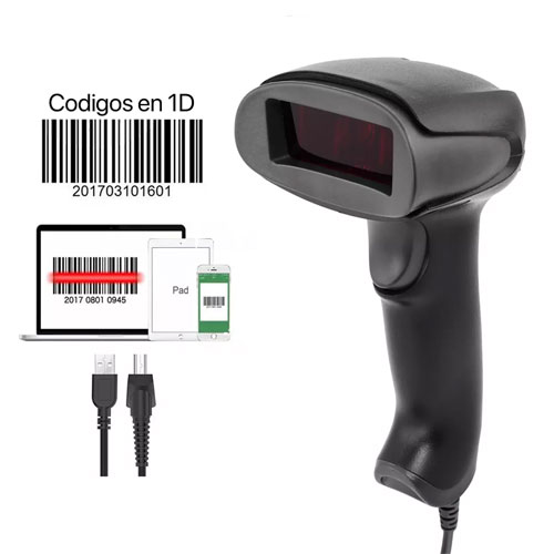LECTOR DE CODIGO DE BARRAS 1D NETUM F5